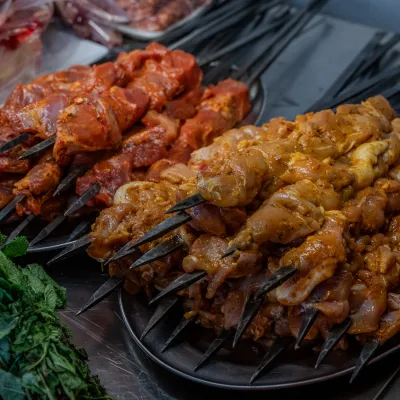Brochettes de viande